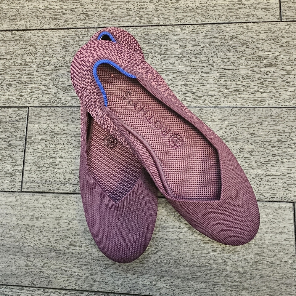 Rothy's Retired Women's Fig Python Round Toe Slip… - image 2